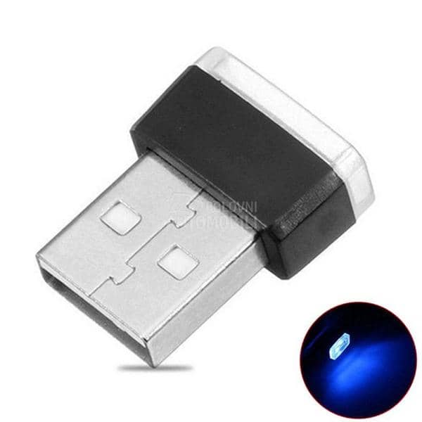 LED SVETLO USB - PLAVO