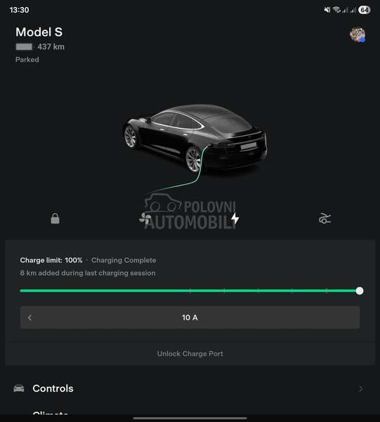 Tesla Model S P85 PLUS