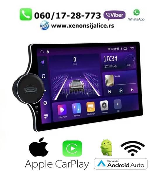 Multimedija navigacija 10 inca