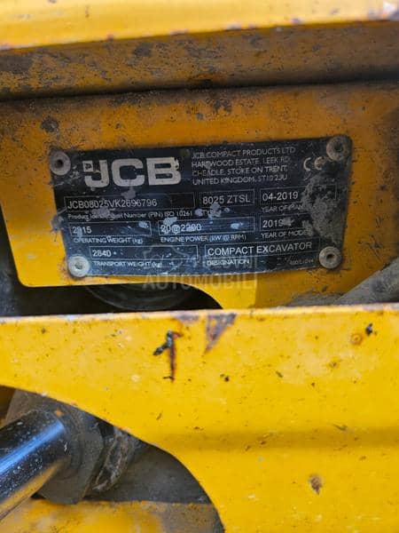 JCB 8025ztsl