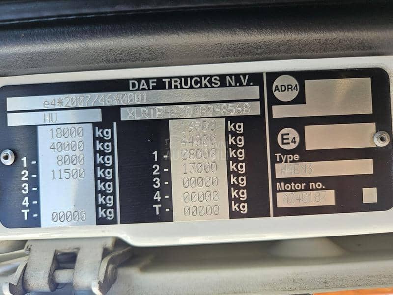DAF XF460 SC sa greskama