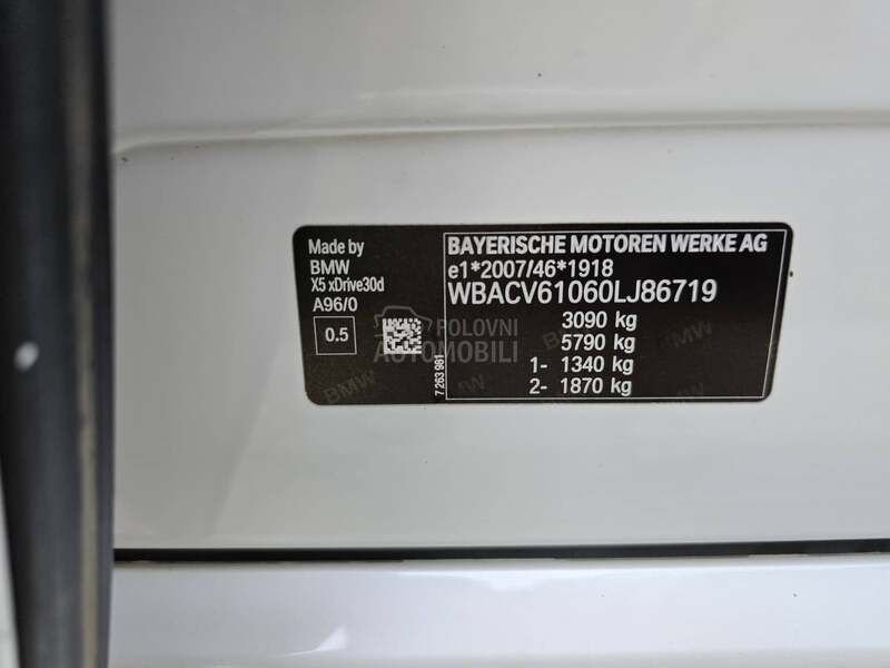 BMW X5 M 30d x drive M pack