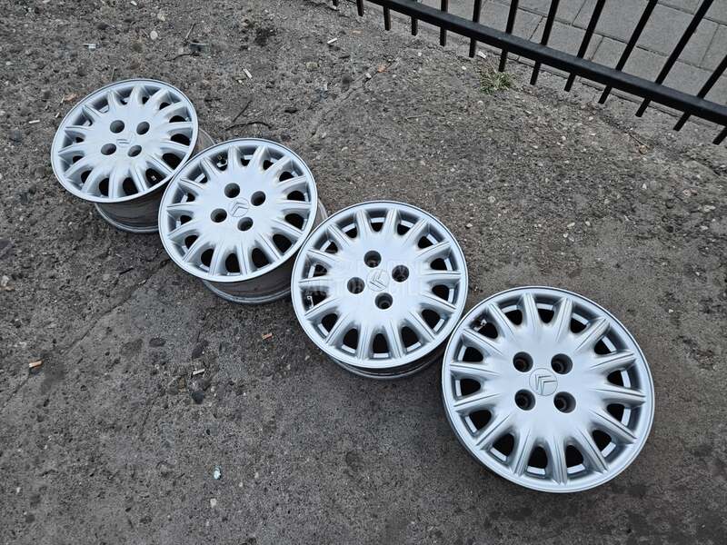 Aluminijumske felne Citroen 4x108 15" 4 x 108