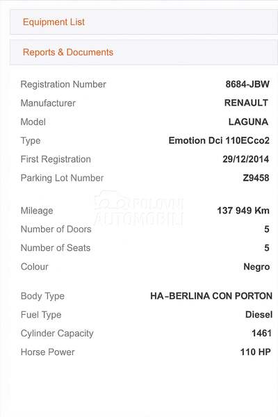 Renault Laguna Berlina - restyle