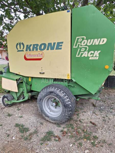 Krone Round pack rolo presa