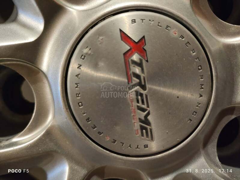 Aluminijumske felne Xtreme 15" 5 x 114.3