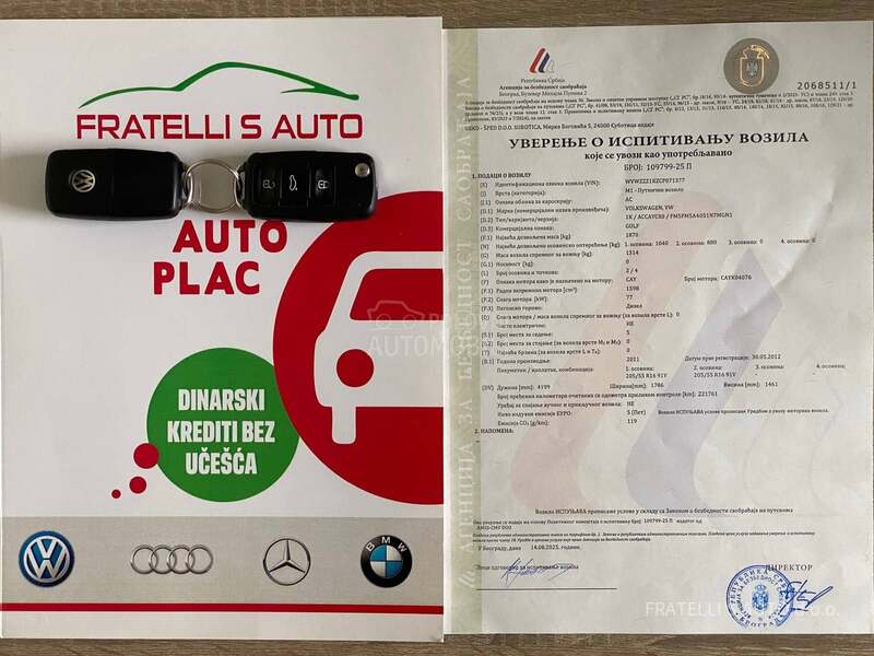 Volkswagen Golf 6 KREDlTl,RATA 133e