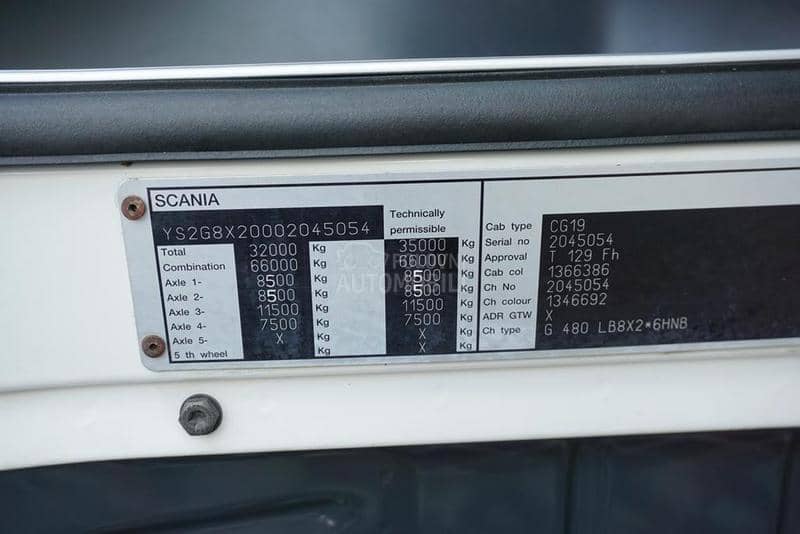 Scania G 480 HMF THOR O K6 RC