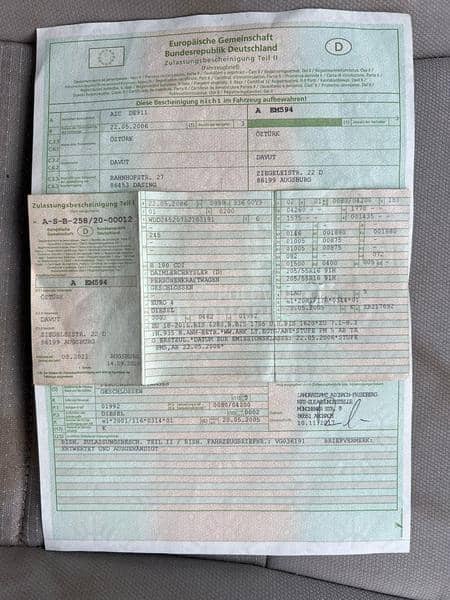 Mercedes Benz B 180 SA TABLICAMA