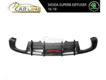 Zadnji difuzor 16-19 za Škoda Superb