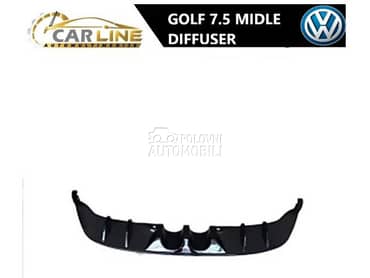 7.5 middle zadnji difuzor za Volkswagen Golf 7