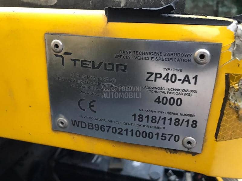 Mercedes Benz Atego 818 EURO 6 ŠLEP