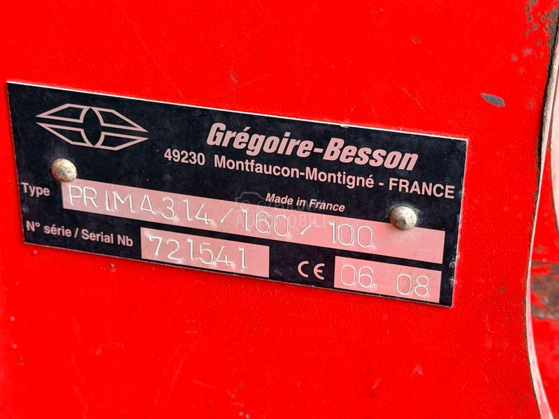 Gregoire Besson Trobrazni plug