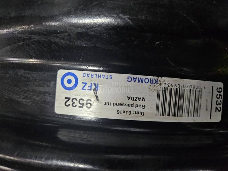 Čelične felne  16" 5 x 114.3