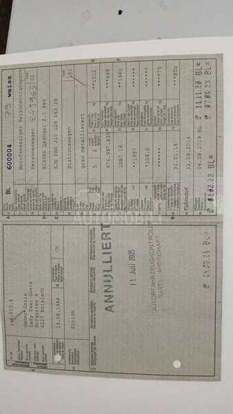 Nissan Qashqai 2.0 4x4