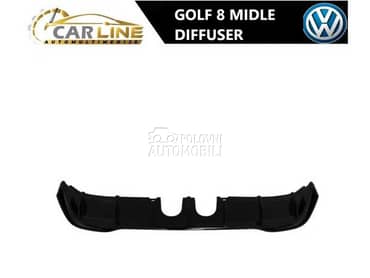 Middle zadnji difuzor za Volkswagen Golf 8