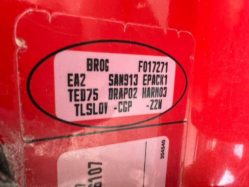 Retrovizor desni crveni TED75