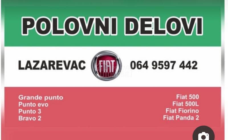 Delovi za Fiat Grande Punto