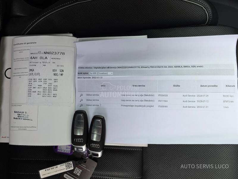 Audi A6 Allroad 50 TDI kamera F u l