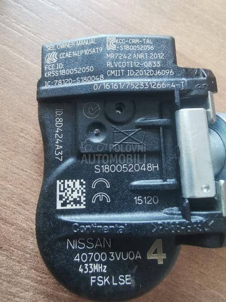 Senzori pritiska u gumama