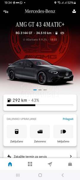 Mercedes Benz GT 43 AMG 4 matic