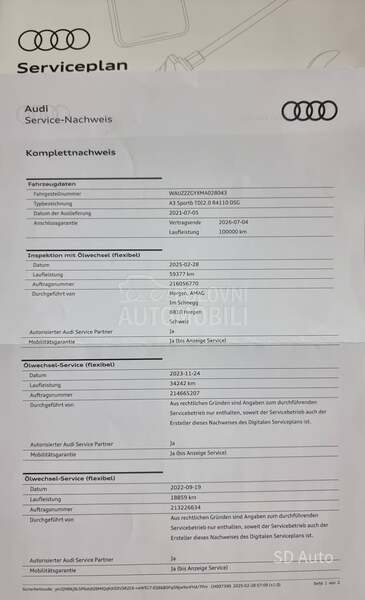 Audi A3 35 tdi S-Line