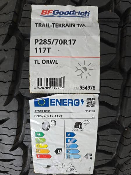 BFGoodrich 285/70 R17 Letnja
