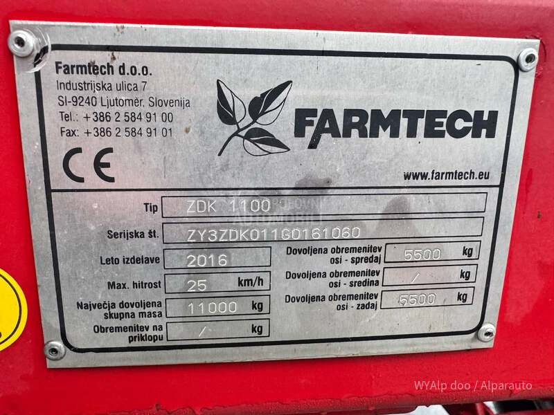 Farmtech ZDK1100