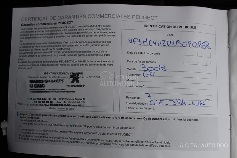 Peugeot 3008 1.5 HDI ALLURE