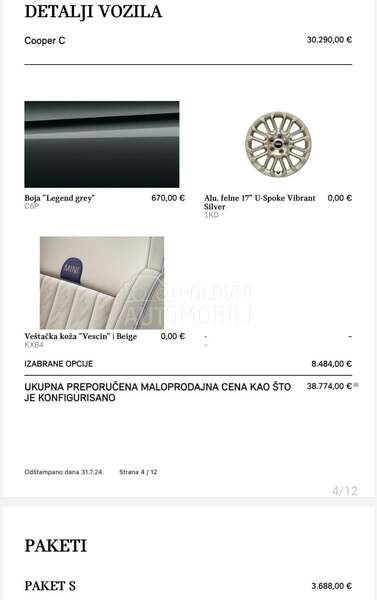 MINI Cooper 1.5 AT