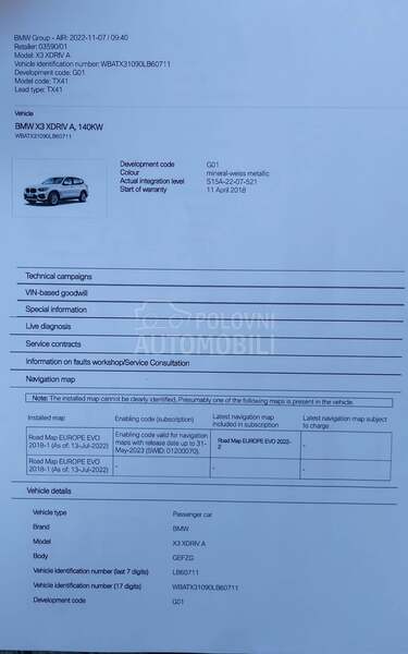 BMW X3 XDrive2.0D