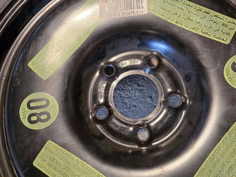 Čelične felne  19" 5 x 112