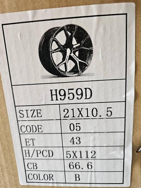 Aluminijumske felne  21" 5 x 112