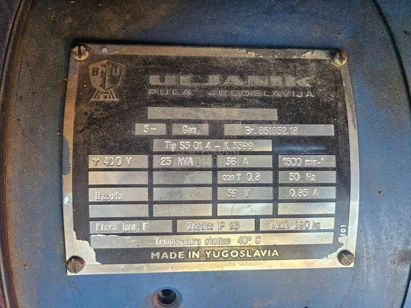 Uljanik agregat 21kw