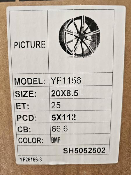 Aluminijumske felne  20" 5 x 112