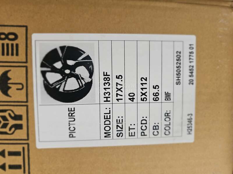 Aluminijumske felne  17" 5 x 112