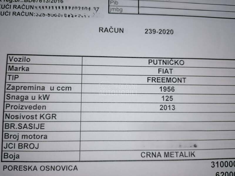 Fiat Freemont 2.0 multijet