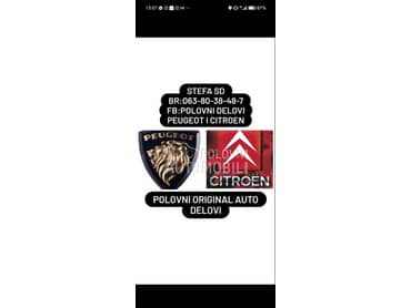 Ostali delovi elektrika i elek za Peugeot 206, 307, 406 ...