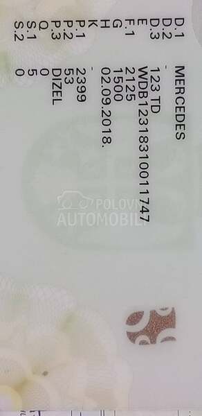 Mercedes Benz W123 240 D