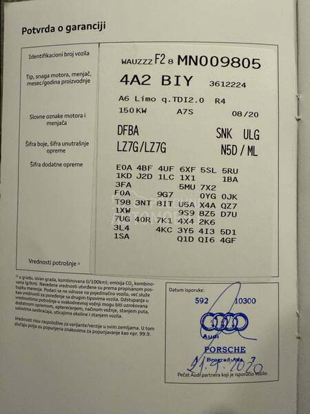 Audi A6 2.0tdi 4x4mildhibrid