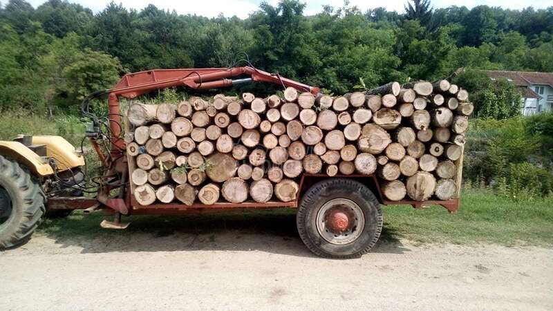 Zmaj prikolica sa dizalicom