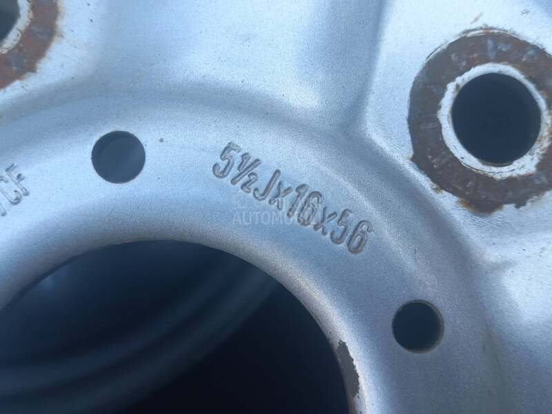 Čelične felne ford tranzit 16" 5 x 160