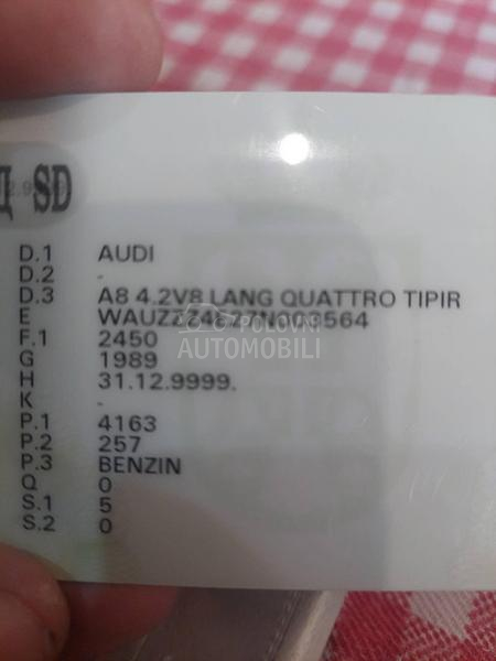 Audi A8 4.2 FSI long