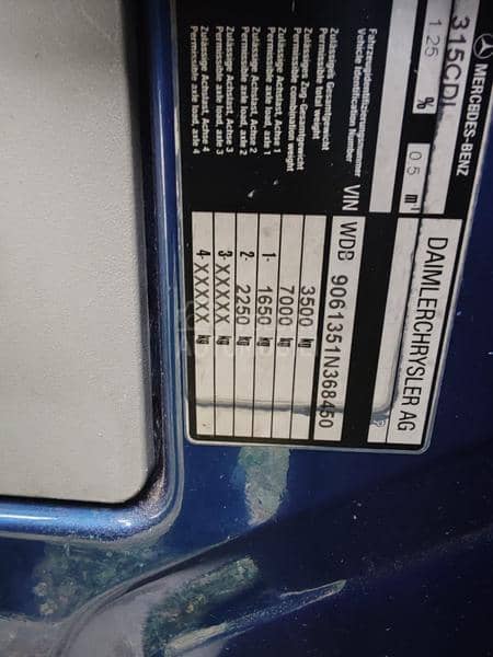 Mercedes Benz Sprinter 315 Cdi