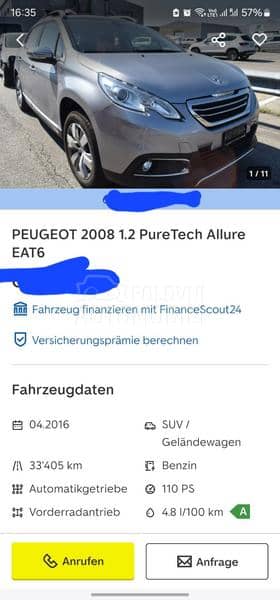 Peugeot 2008 ALLURE