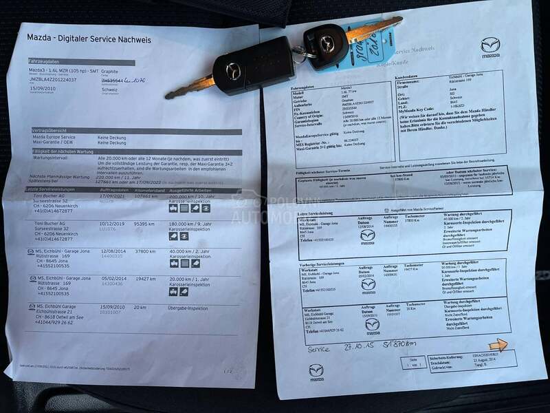 Mazda 3 1.6 /CH/ 137.ooo
