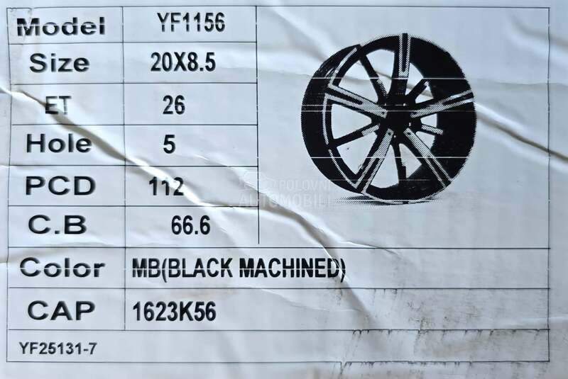 Aluminijumske felne bmw replica 20" 5 x 112
