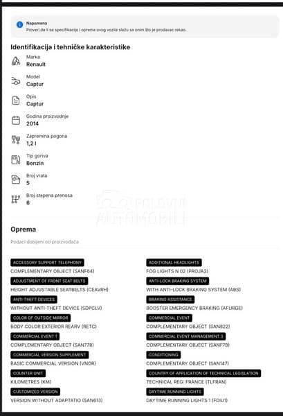 Renault Captur 1.2 tci