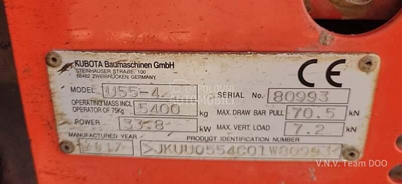 Kubota U55 Top stanje