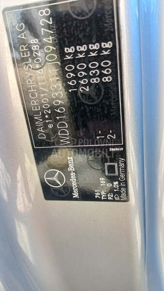 Mercedes Benz A 150 1,5 b